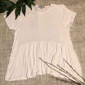 White babydoll top